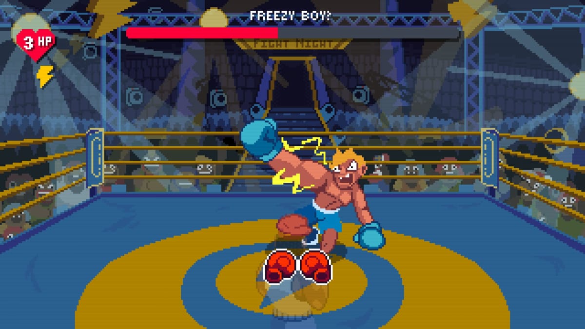 Big Boy Boxing showing a match with Freezy Boy.