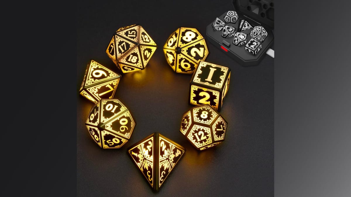 Black Friday Tabletop Deal - Light Up Dice on sale on Amazon