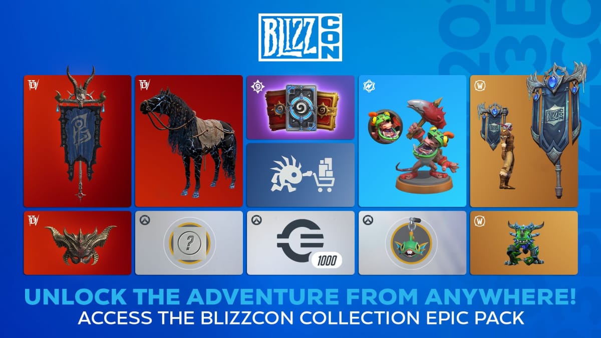 BlizzCon Epic Pack Goodies