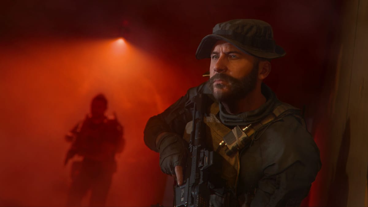 Il capitano Price sembra lunatico in primo piano in Call of Duty: Modern Warfare 3, il gioco per il quale è stato creato il bundle PS5 Slim con il disclaimer del Disc Drive