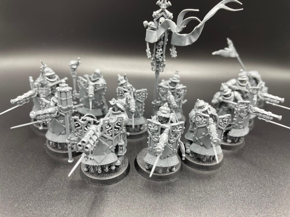 An image from our Cities of Sigmar Winter 2023 Release Review featuring freeguild fusiliers