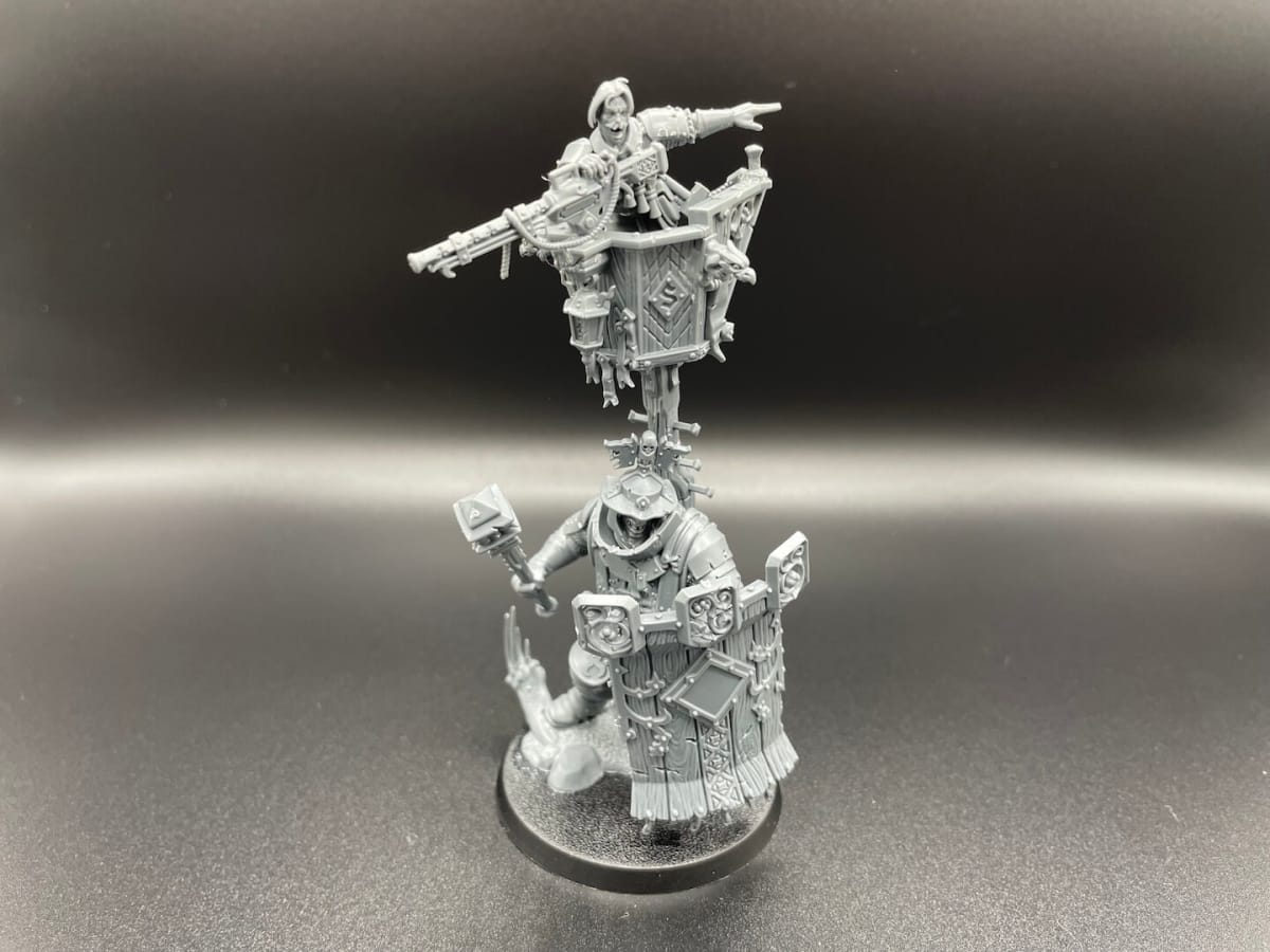 An image from our Cities of Sigmar Winter 2023 Release Review featuring a Fusil-Major on Ogor Warhulk