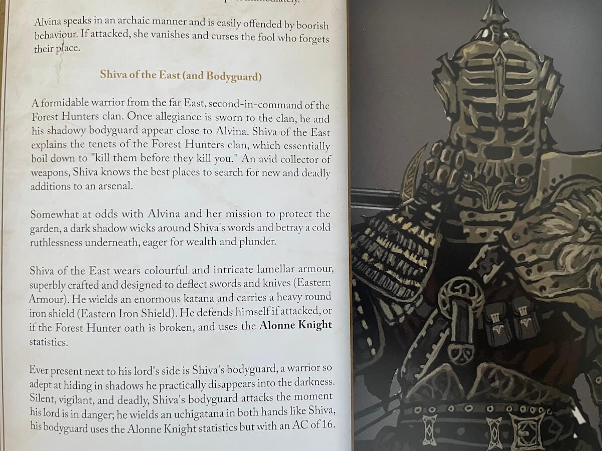 Dark Souls RPG The Tome Of Journeys page of lore