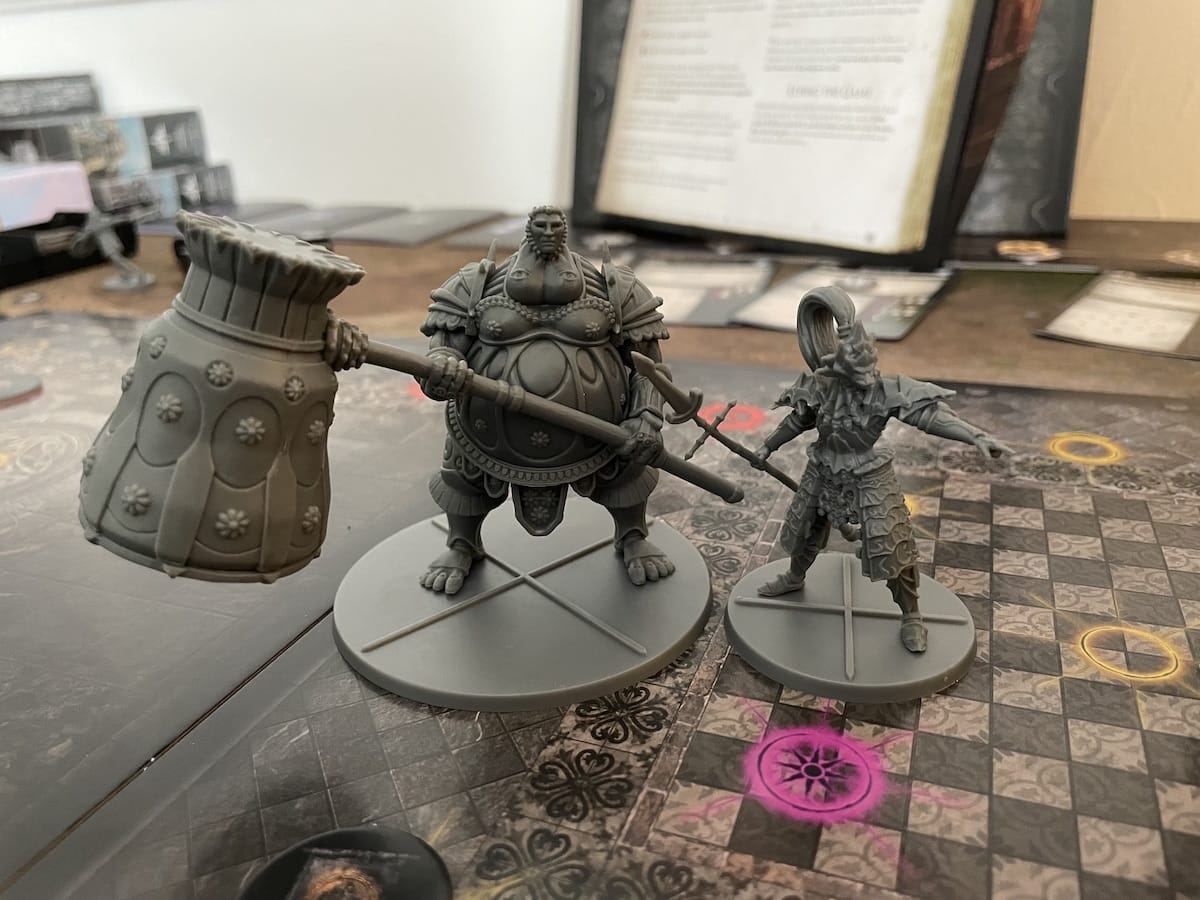 Beware Ornstein and Smough - an image from our Dark Souls: The Board Game - The Sunless City Review