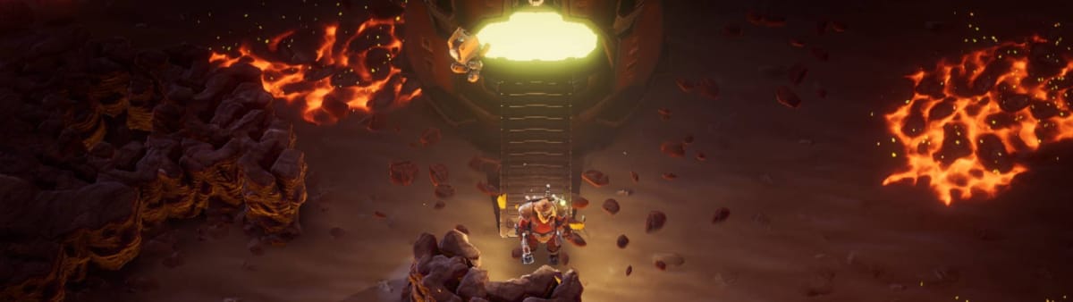 Deep Rock Galactic: Survivor Classes Guide - Engineer Standing at the Bottom of the Dropship Ramp