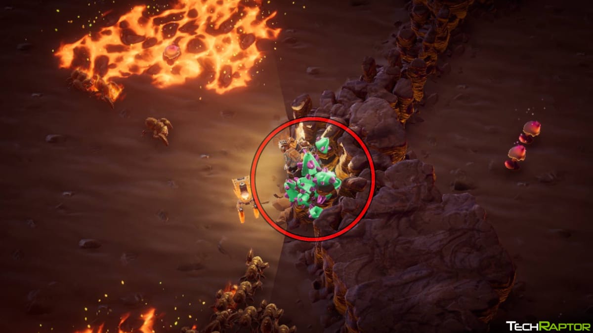 Deep Rock Galactic: Survivor Resources Guide - Circled Croppa with a Gunner Mining It