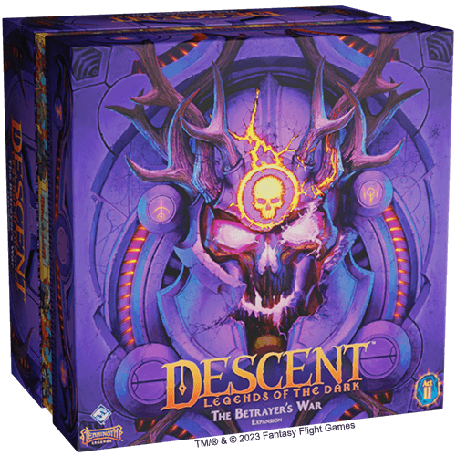 The Box Art for Descent: Legends of the Dark - The Betrayer's War as part of our Descent Betrayer's War Interview