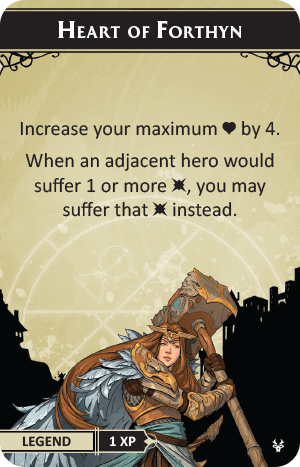 An example of a Legends card as discussed in our Descent Betrayer's War Interview