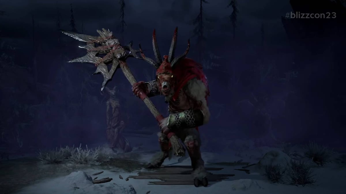 ​​​​Diablo 4 Midwinter Blight Red Hooded Horror