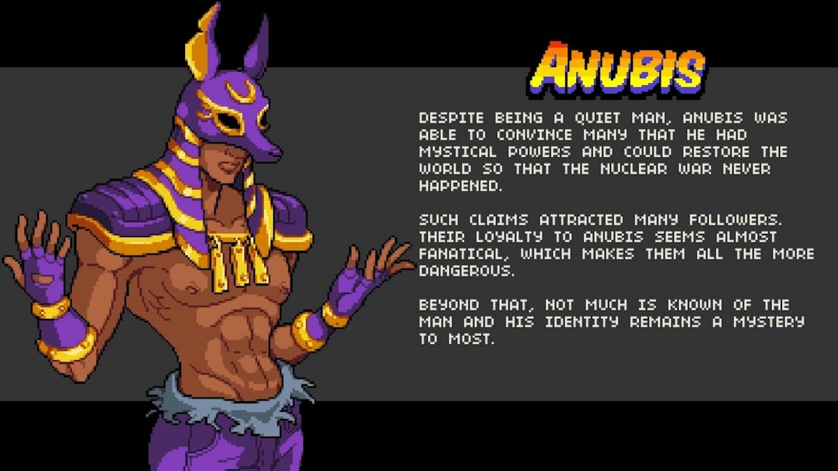 Double Dragon Gaiden: Rise of the Dragons Review Image depicting Anubis