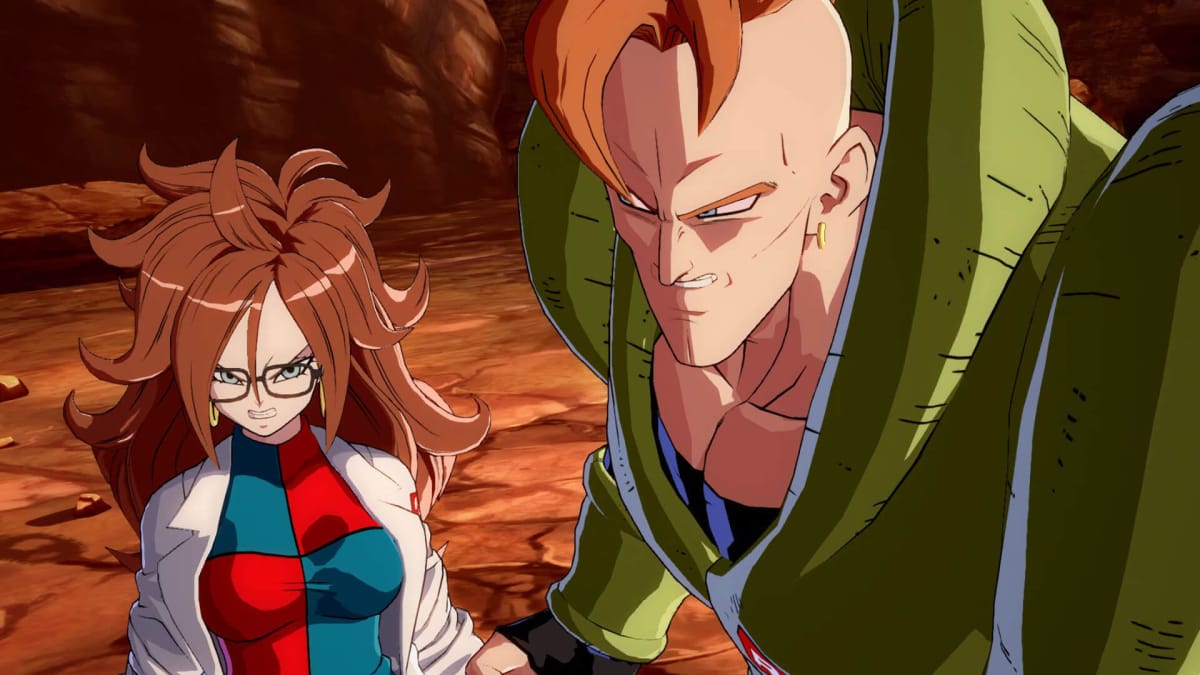 Android 16 and Android 21 in Dragon Ball FighterZ