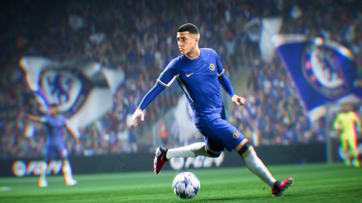 Player running in EA Sports FC 24