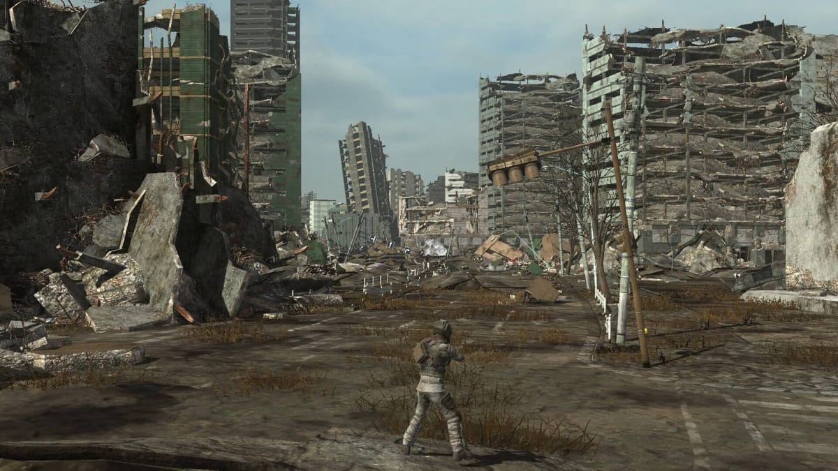 Earth Defense Force 6 abandoned cityscape