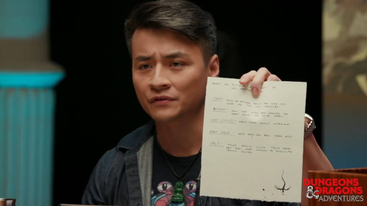 A Cypher being presented in the Encounter Party Trailer