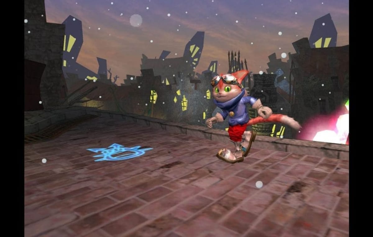 Blinx can be seen