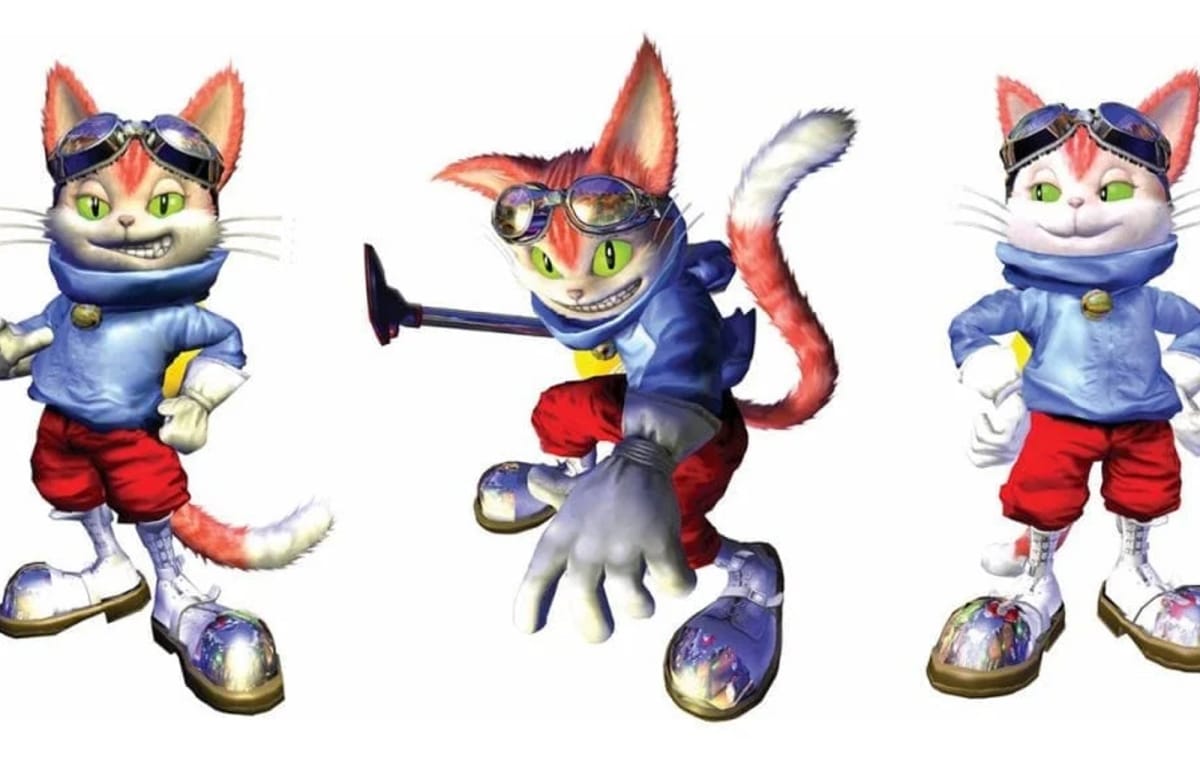 Three models of Blinx can be seen
