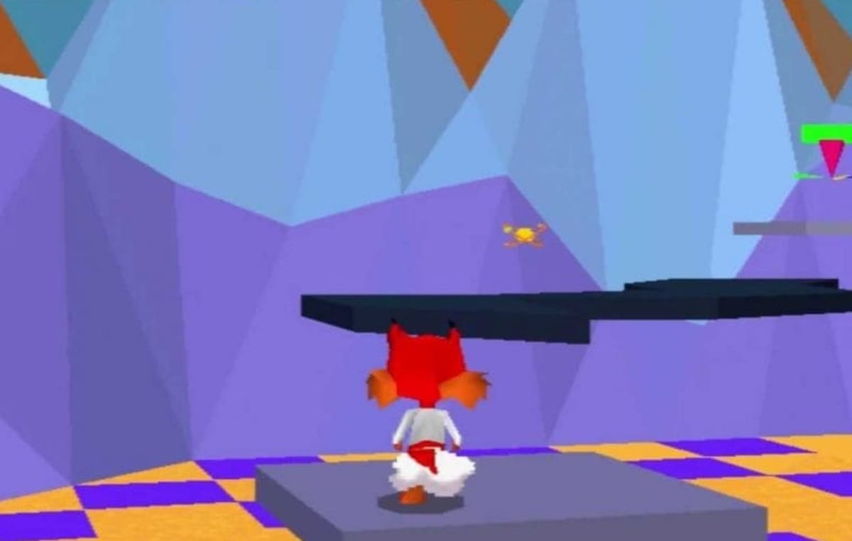 Bubsy is in a level