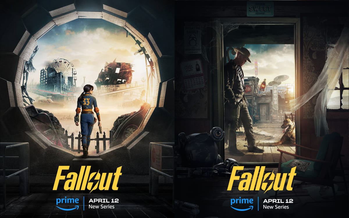 Fallout TV Series posters for Lucy and the Ghoul