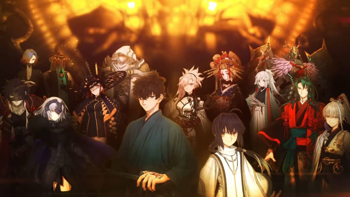 The cast of characters in Fate/Samurai Remnant
