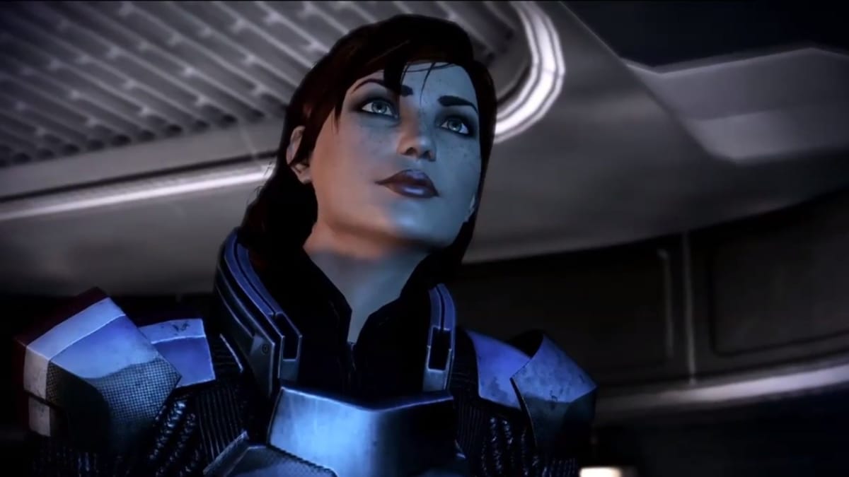 Commander Shepard, in a trailer for Mass Effect 3