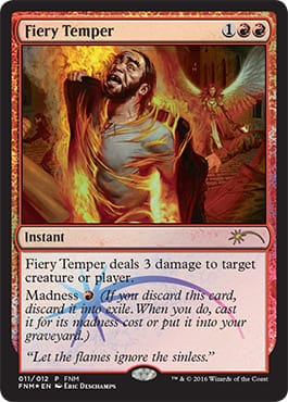 Fiery Temper; Wizards of the Coast, Magic: The Gathering, Kaladesh article