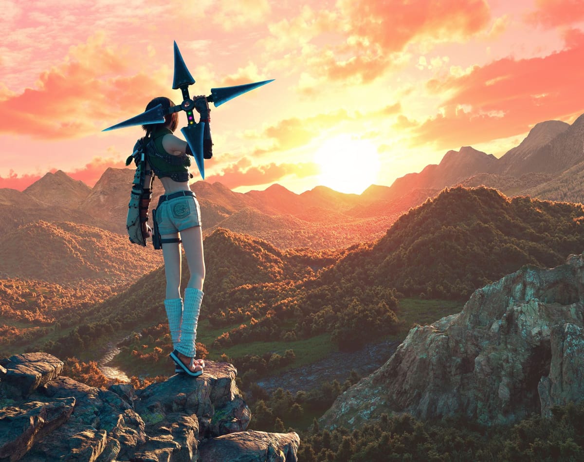 Final Fantasy VII Rebirth Yuffie Artwork