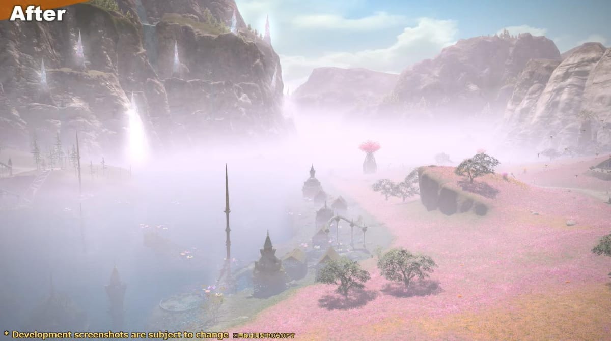 Final Fantasy XIV Graphical Upgrade Fog After 3