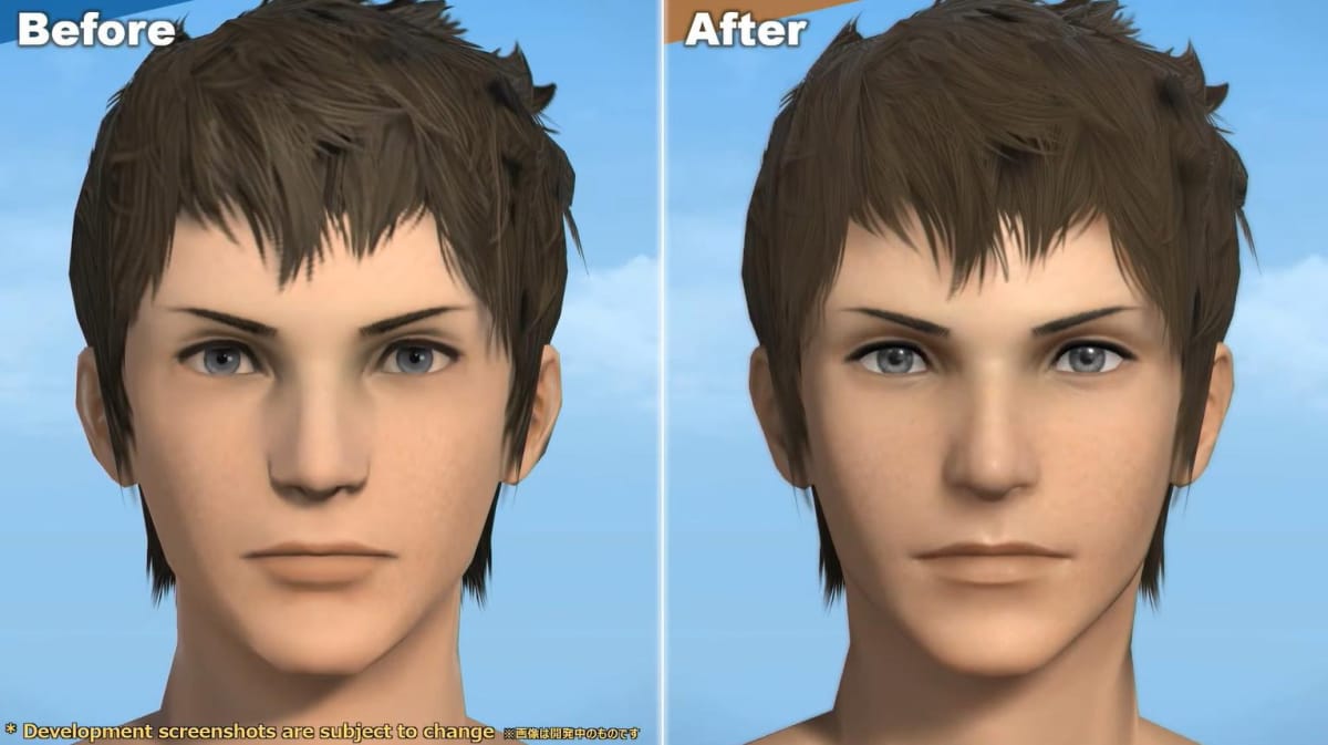 Final Fantasy XIV Graphical Update Eyes