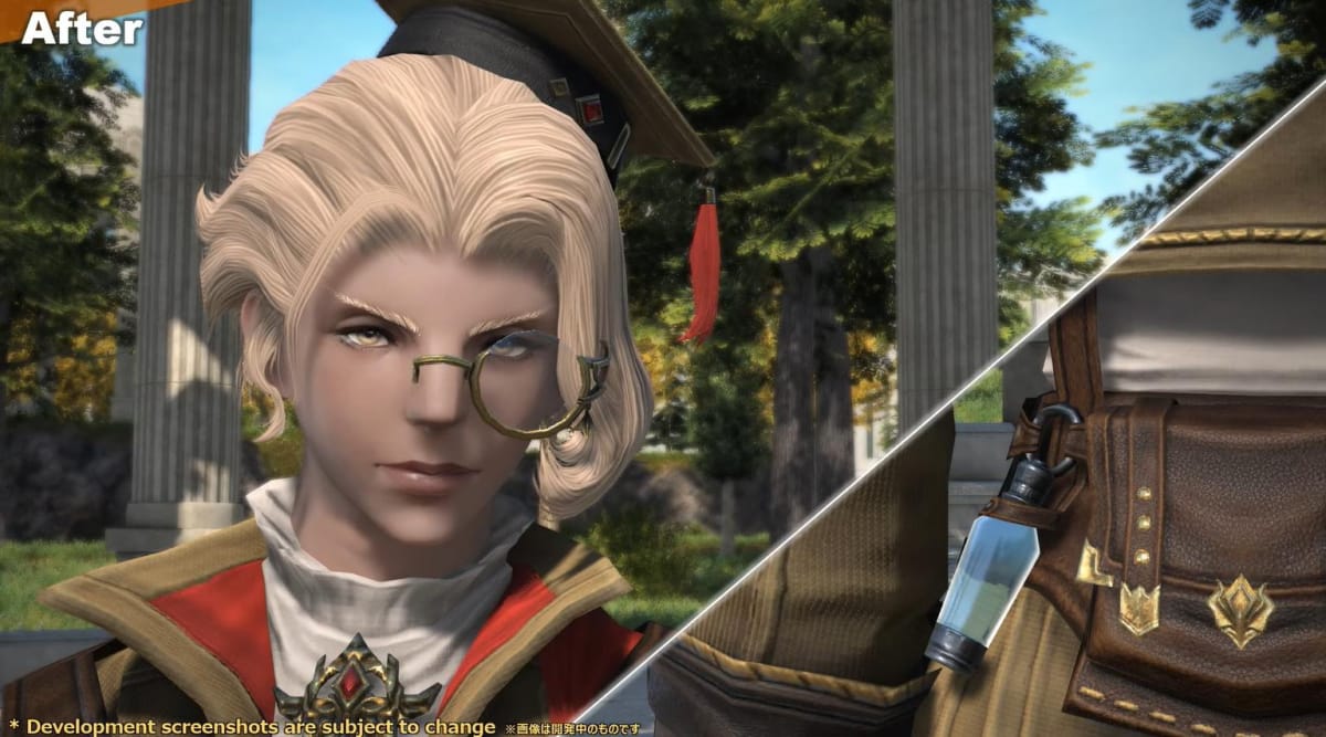 Final Fantasy XIV Graphical Update Glass