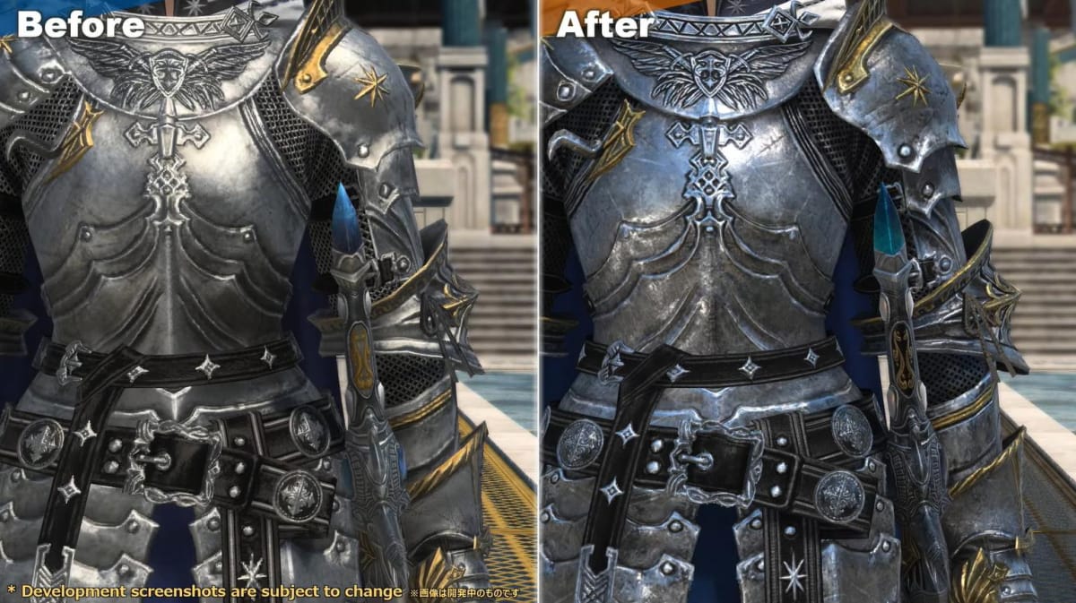Final Fantasy XIV Graphical Update Paladin Armor 2