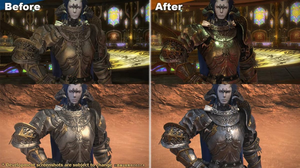 Final Fantasy XIV Graphical Update Paladin Armor