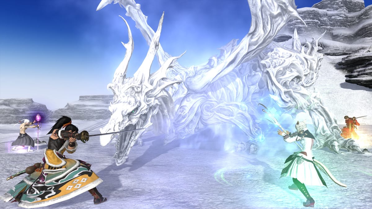 Final Fantasy XIV Update 6.5 - Hien in Action in The Burn