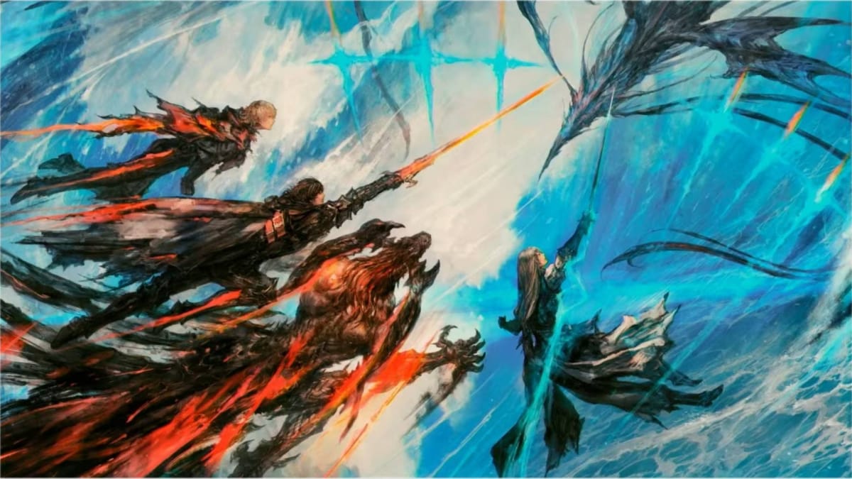 Final Fantasy XVI:The Rising Tide Key Art by Kazuya Takahashi