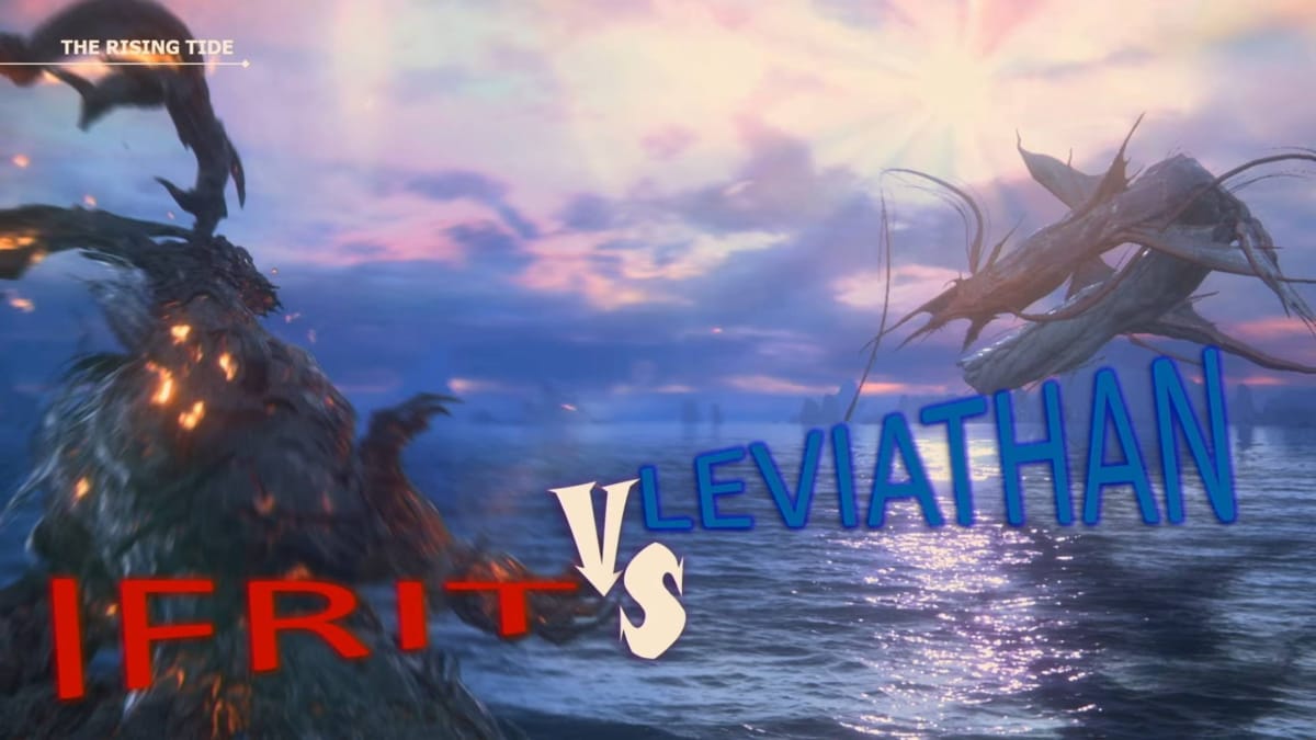 Final Fantasy XVI:The Rising Tide Ifrit vs Leviathan