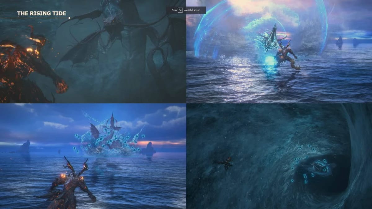 Final Fantasy XVI:The Rising Tide Leviathan Battle