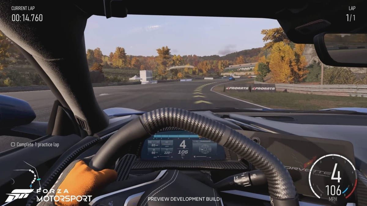 Forza Motorsport Cockpit View
