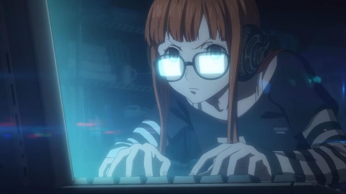 Futaba from Persona 5 typing on a computer, intended to reprenset the CISPA bill dying in the US Senate