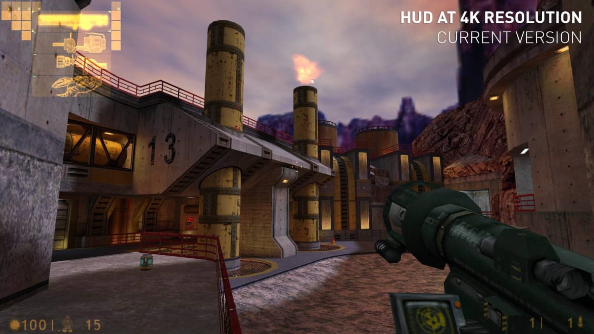 Half-Life HUD Resized for 4K