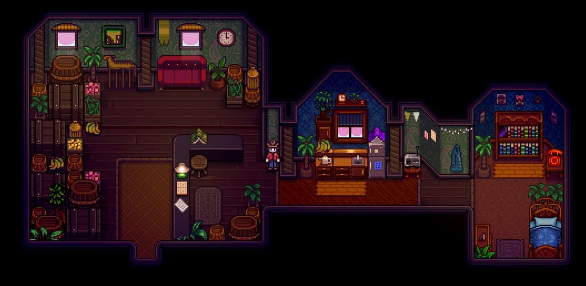 Haunted Chocolatier - the interior of a house