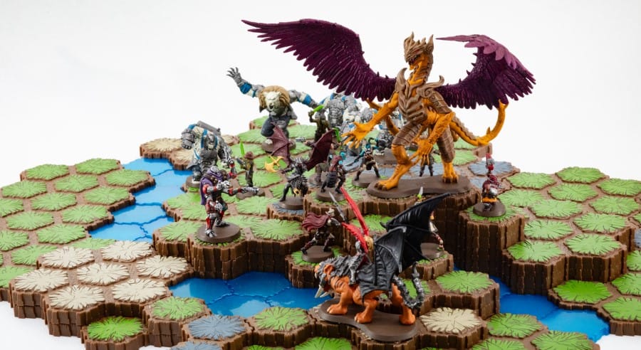 Promo image of the Age of Annihilation Master Set from Heroscape 2024.