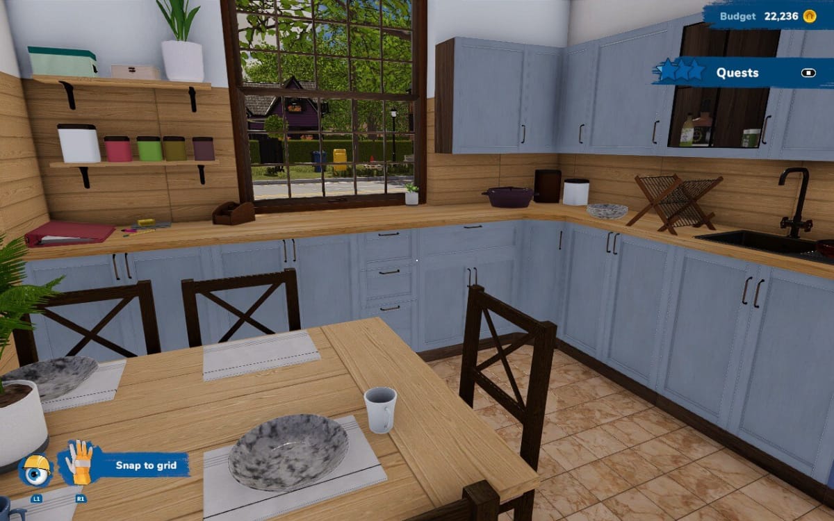House Flipper 2 blue period kitchen