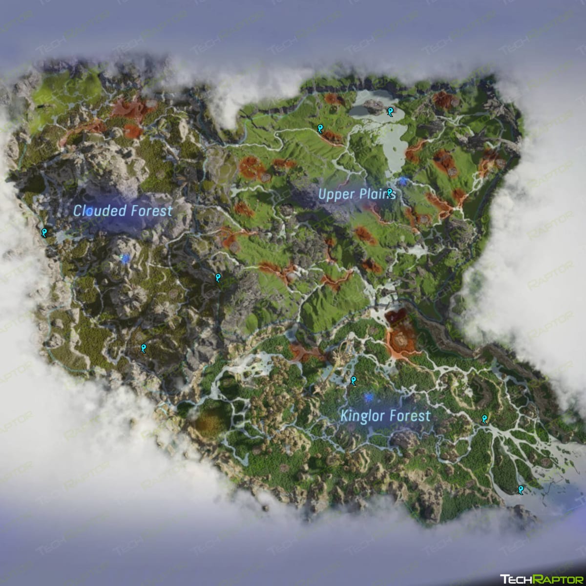 How to Use Sarentu Totems in Avatar: Frontiers of Pandora - Sarentu Totem Location Map