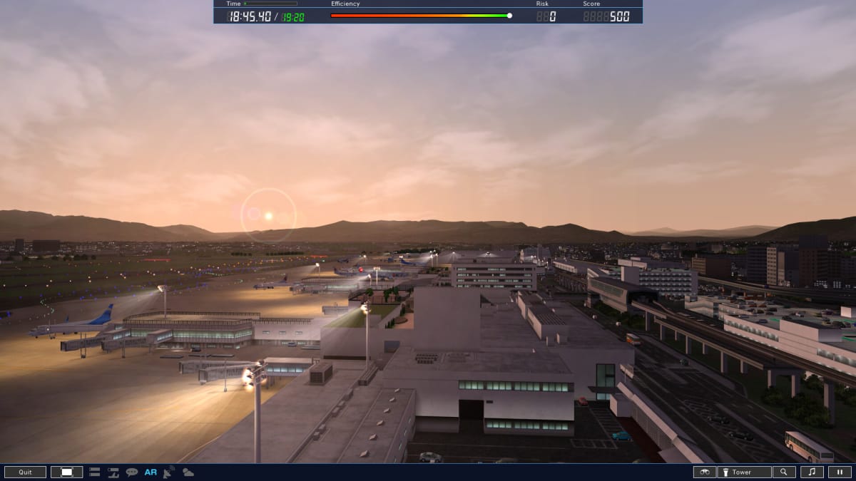 I am an air traffic controller 4 Osaka Sunset View