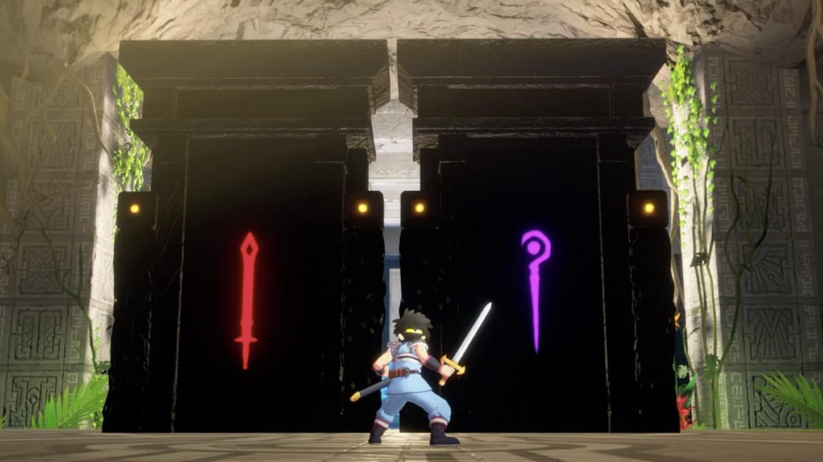 A look at the Temple of Recollection in Infinity Strash: Dragon Quest The Adventure of Dai.
