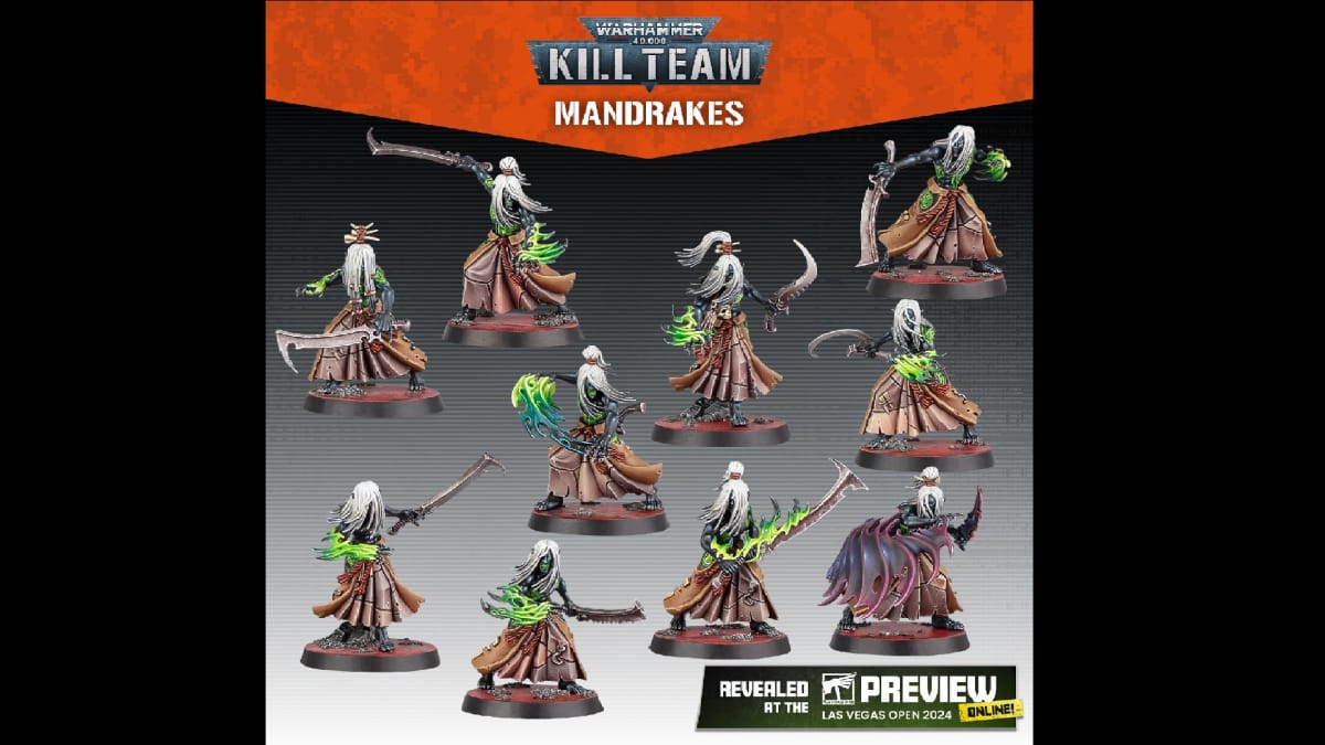The Kill Team Nightmare Drukhari Mandrakes Kill Team.