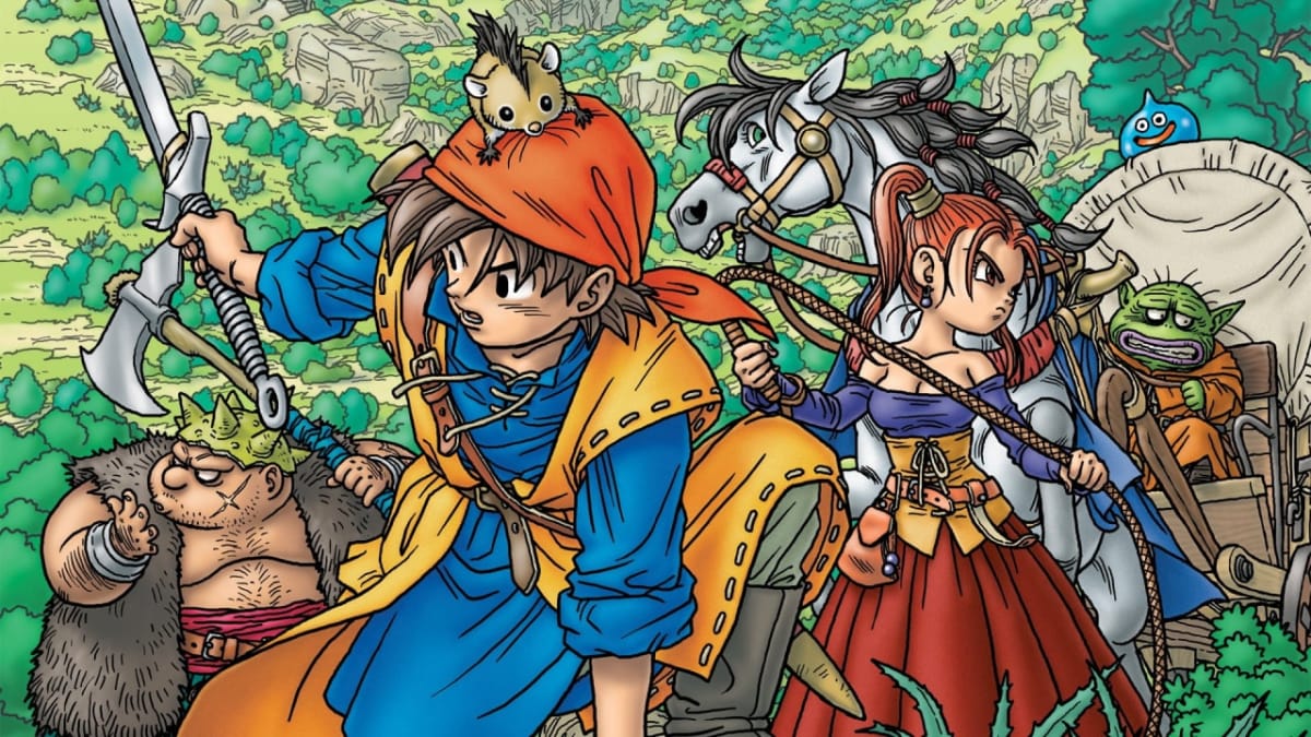 Official art of Dragon Quest VIII on the Nintendo 3DS