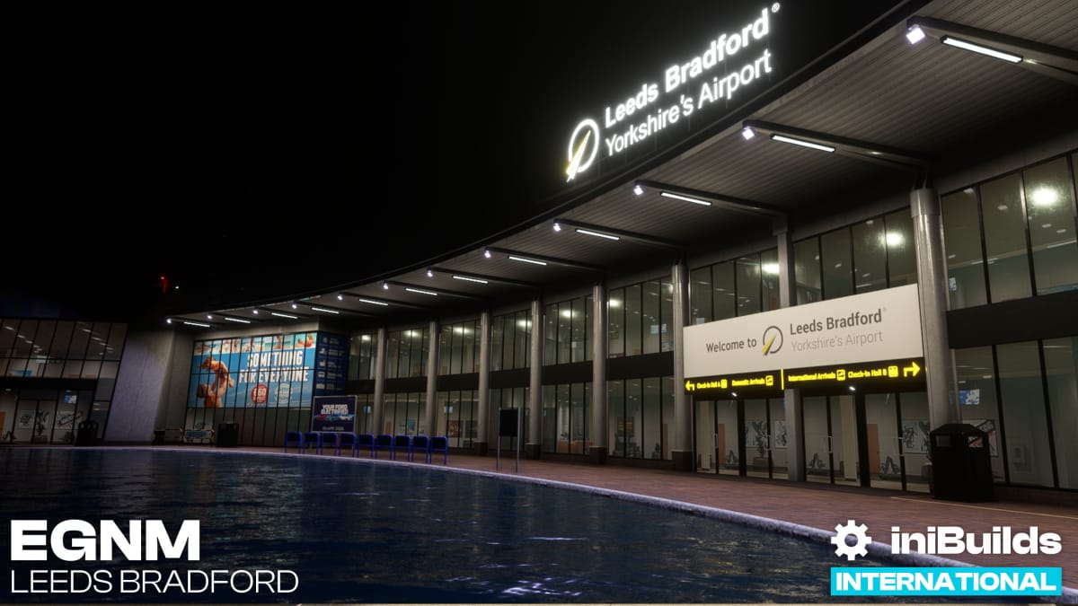 Microsoft Flight Leeds Bradford Airport