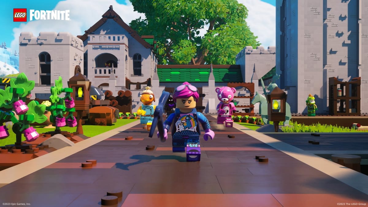 Lego Fortnite Characters in action