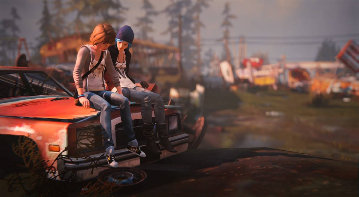 Life is Strange - Max and Chloe on a Car