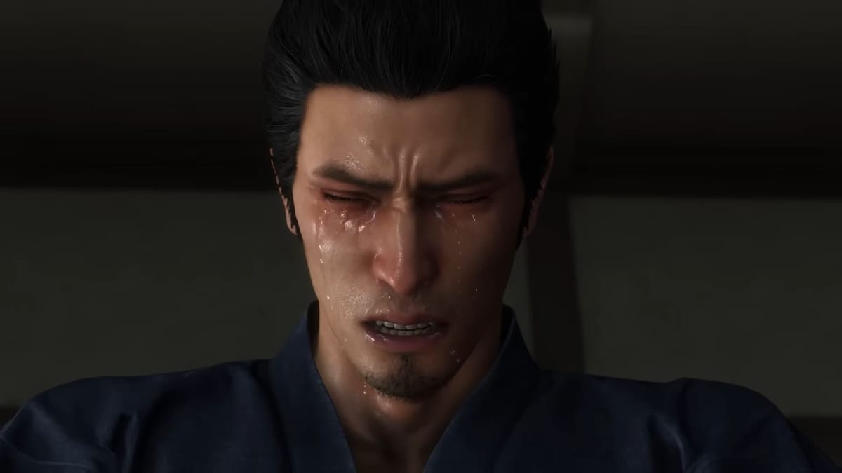 Kiryu starts bawling in Like a Dragon Gaiden: The Man Who Erased His Name